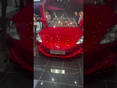 El coche eléctrico chino MG gris nuevo MG Cyberster 2024 potencia del motor 231KW